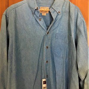 Woolrich long sleeve denin blue